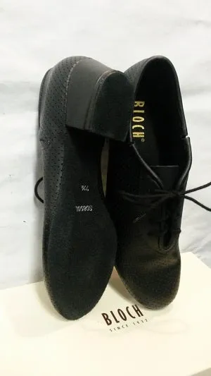 1.25" Carlotta -- Practice Ballroom Tie Shoe -- Black