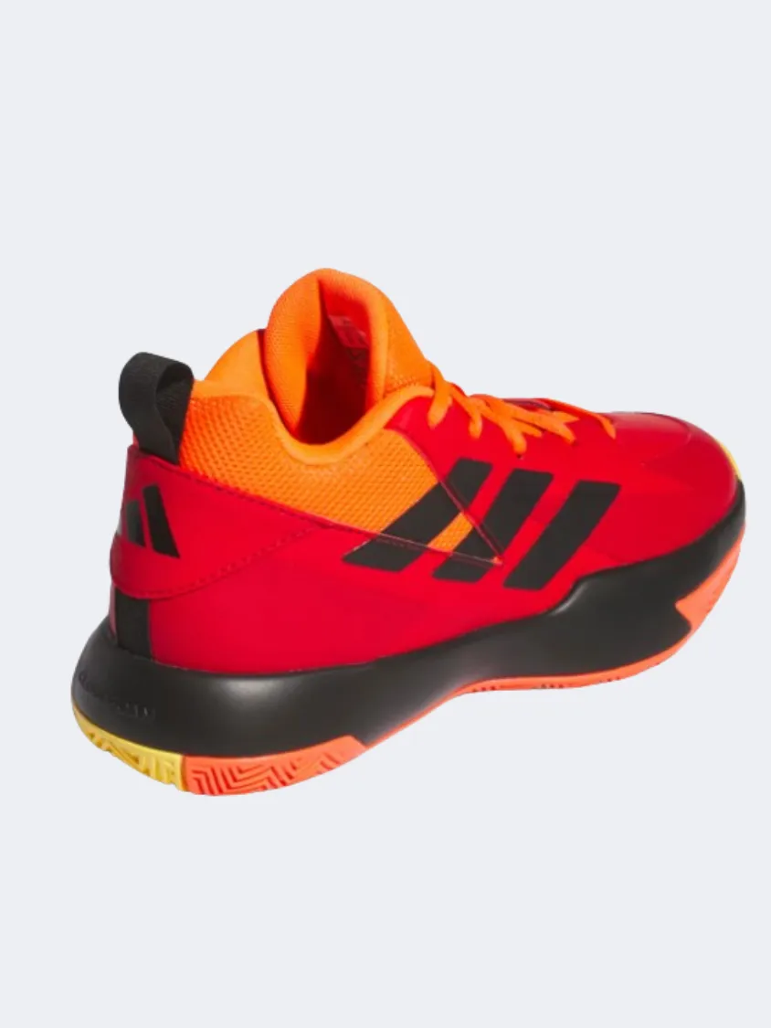 Adidas Cross Em Up Select Boys Basketball Shoes Scarlet/Black/Red