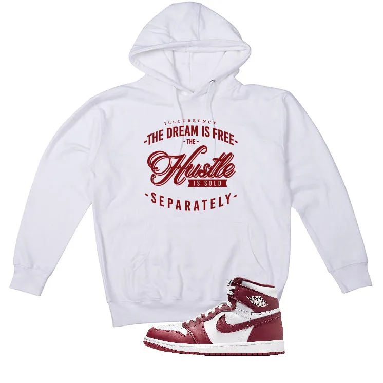 Air Jordan 1 High OG “Team Red” | illcurrency White T-Shirt (The dream is free)