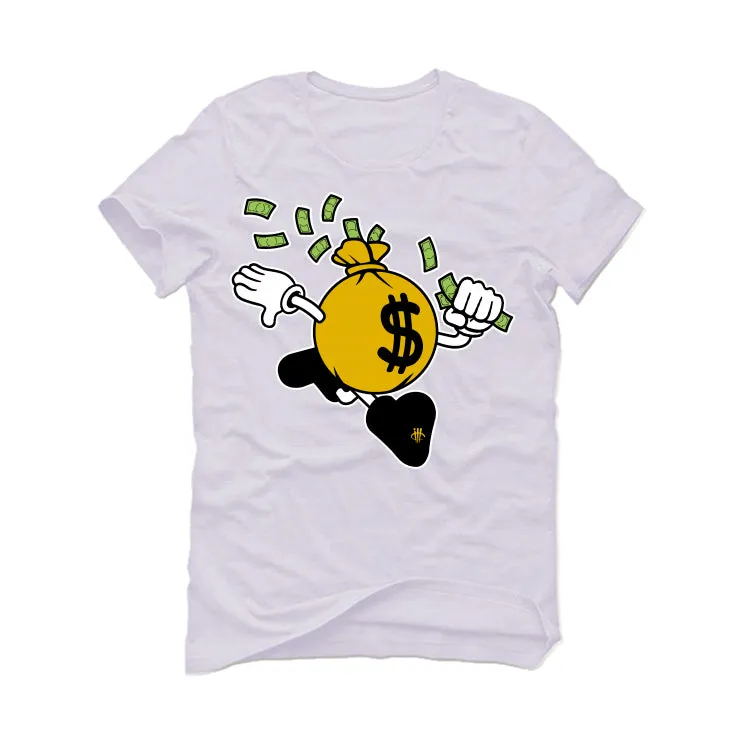 Air Jordan 1 High OG “Yellow Ochre” | illcurrency White T-Shirt (run that)