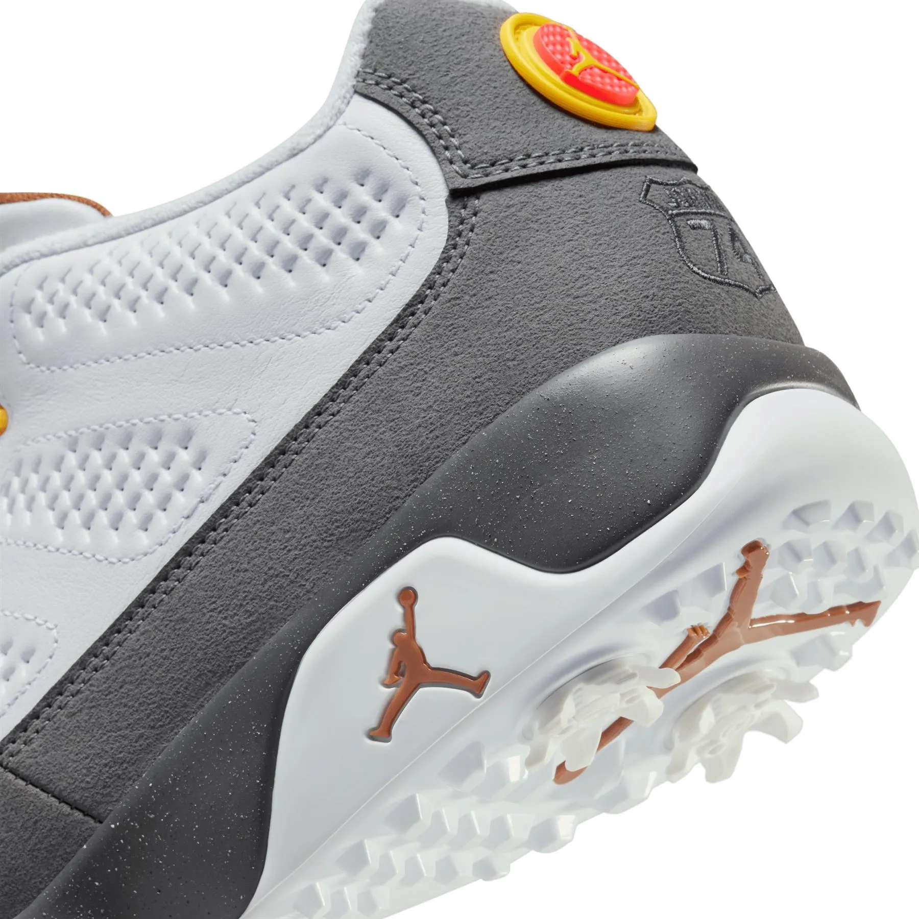 Air Jordan 9 NRG Retro Golf Shoes White/University Gold/Cool Grey - AW24