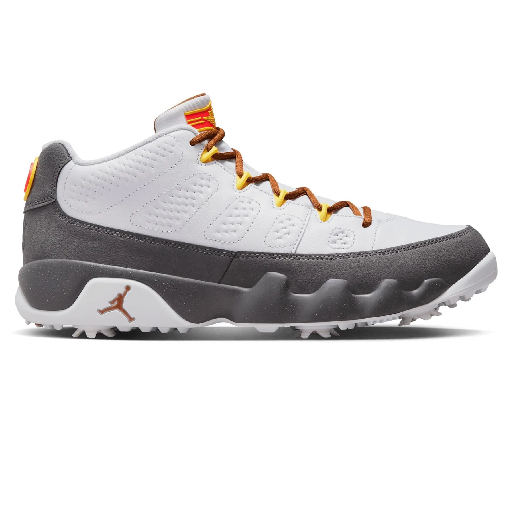 Air Jordan 9 NRG Retro Golf Shoes White/University Gold/Cool Grey - AW24