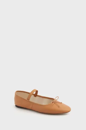 Caramel Leonie Soft Ballet Flats