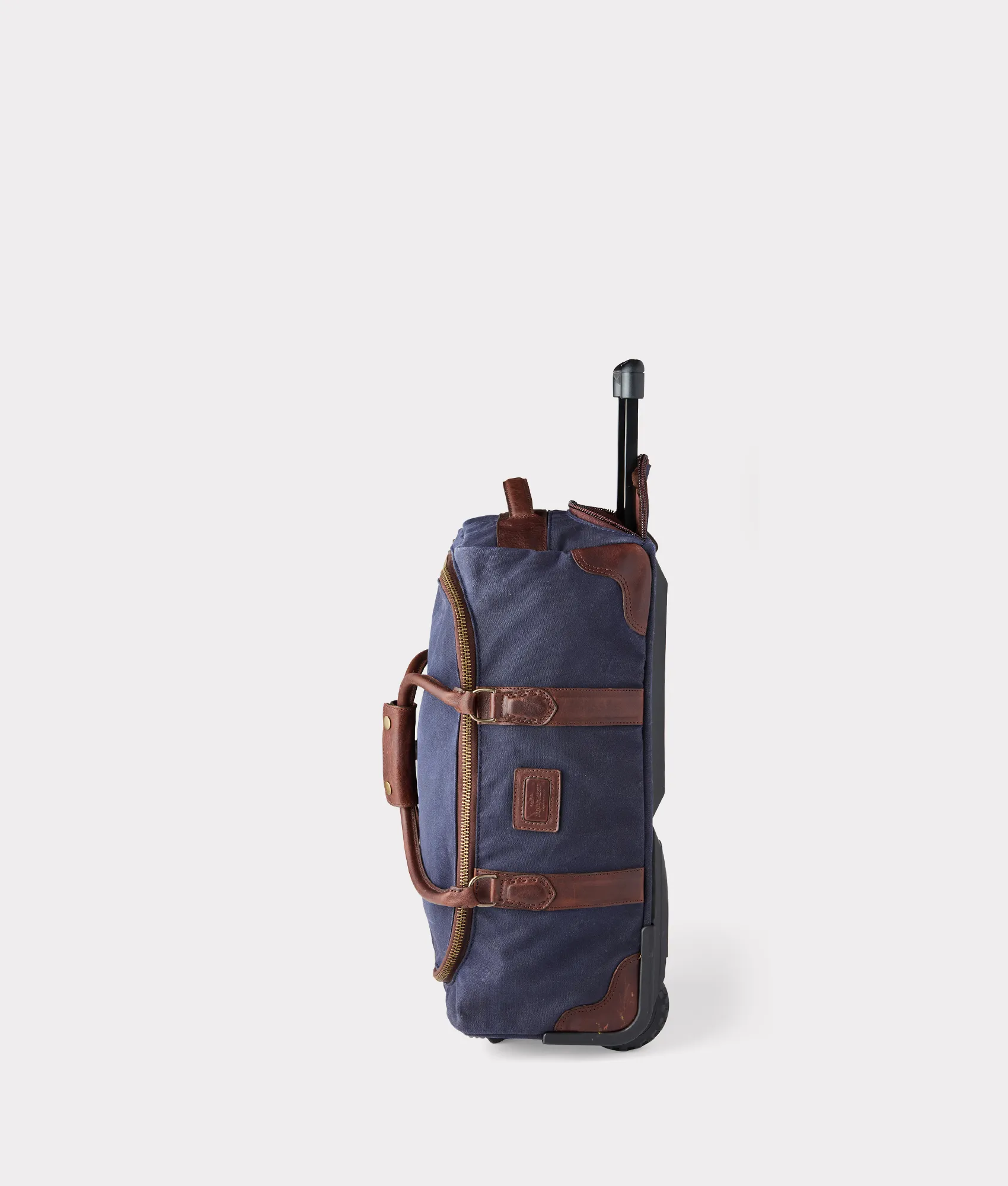 Everyday Waxed Canvas Rolling Duffle :: Navy