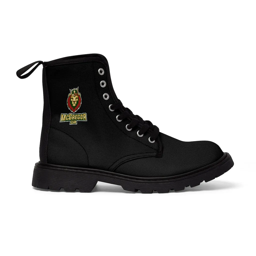 McGregor Clan - Lion Men's Canvas Boots