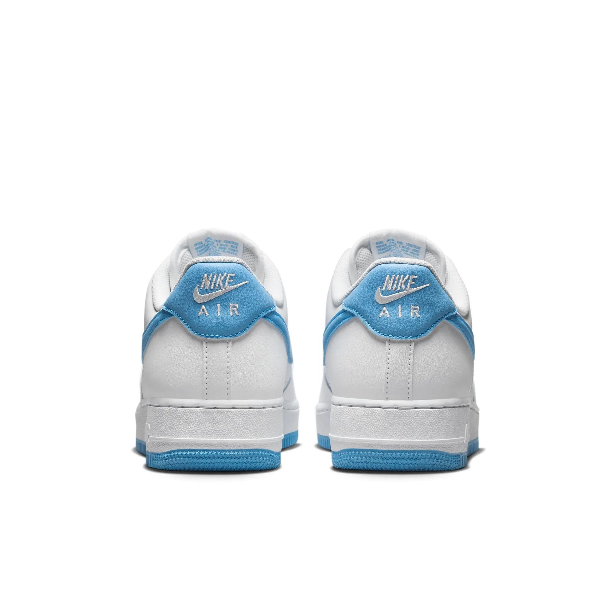 Men's Nike Air Force 1 '07- WHITE/AQUARIUS BLUE-WHITE