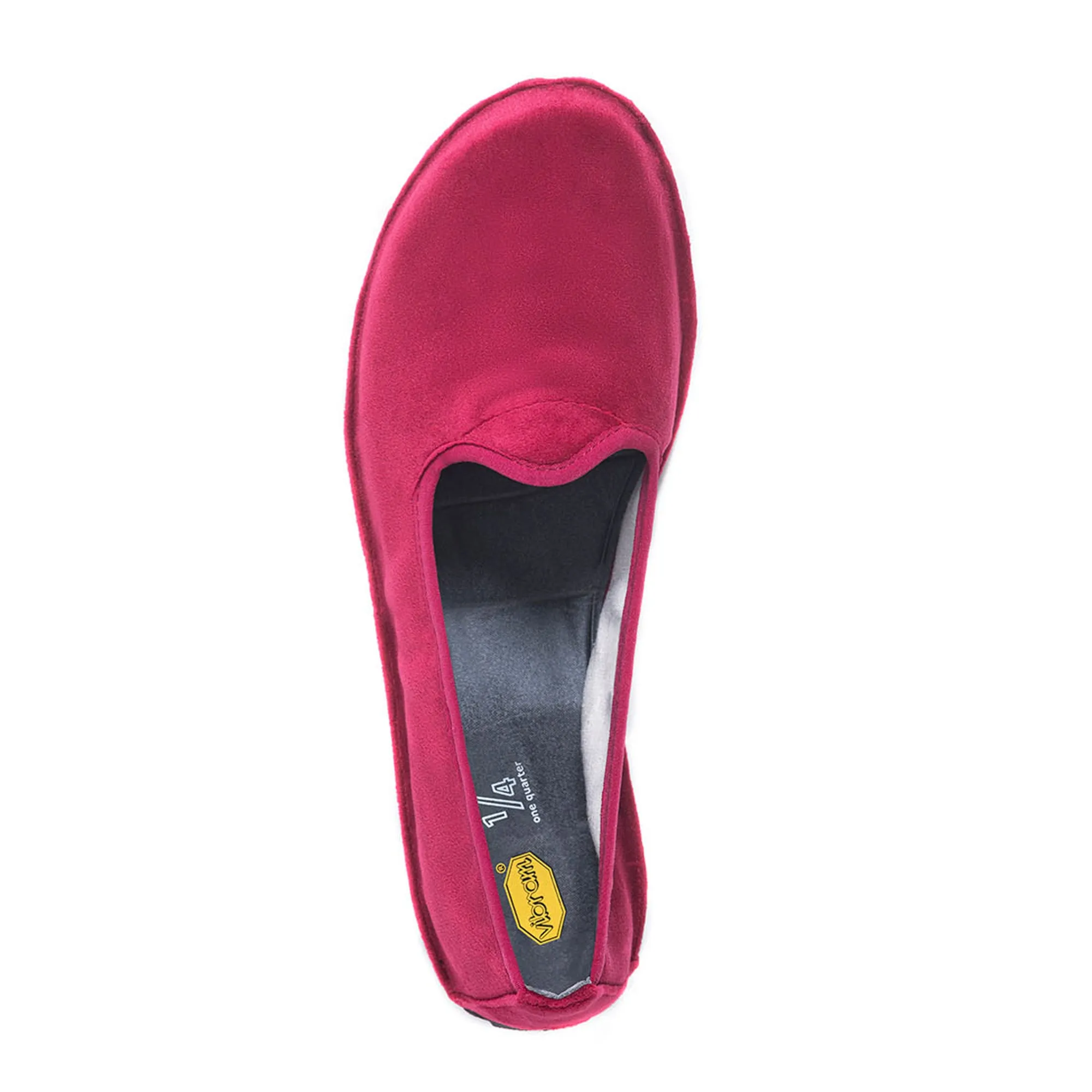 One Quarter Womens Velvet Red