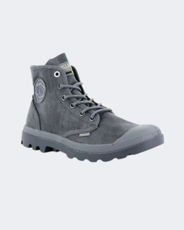 Palladium Pampa Hi Wax Men Lifestyle Boots Dark Grey 77222-068