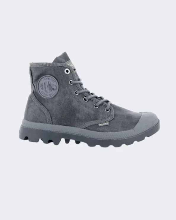 Palladium Pampa Hi Wax Men Lifestyle Boots Dark Grey 77222-068