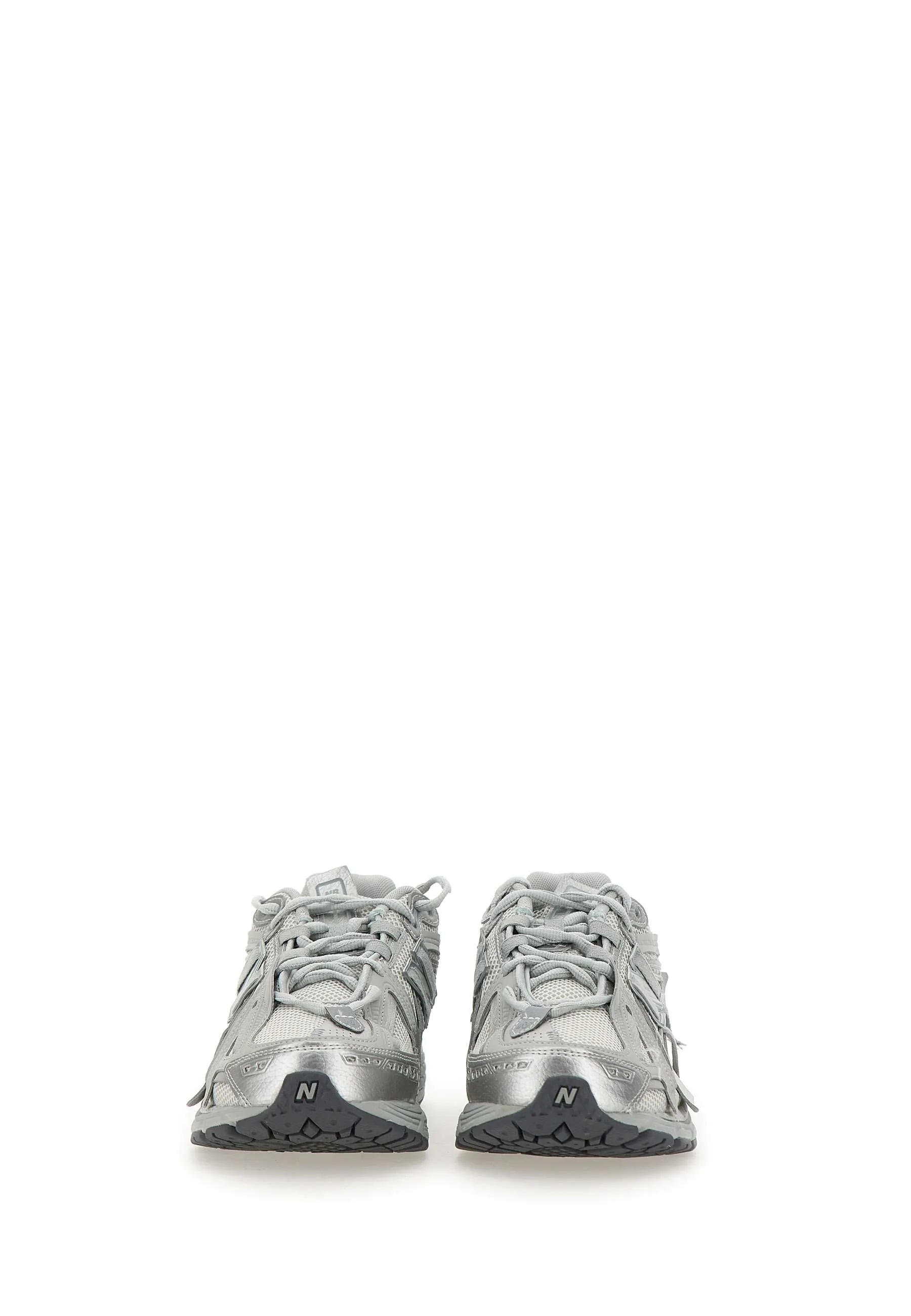 Silver Mesh Performance Sneakers