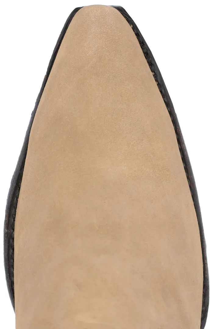 Silverton Lilly All Leather Snip Toe Boots (Beige)