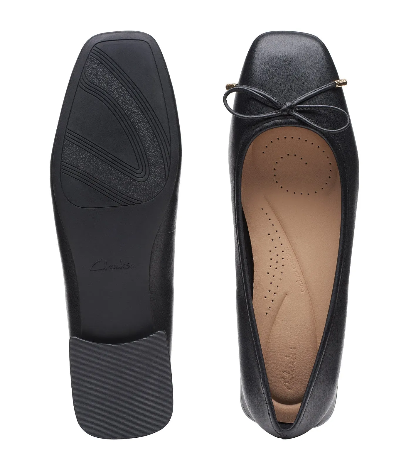 Ubree 15 Step Ballet Flats Black