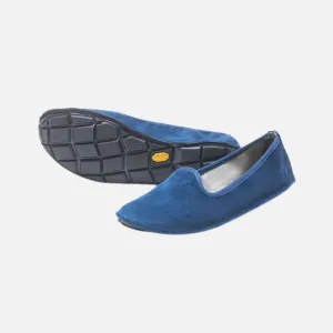 Vibram ONEQ Slipon Velvet Women's Casual Shoes -Blue/Black