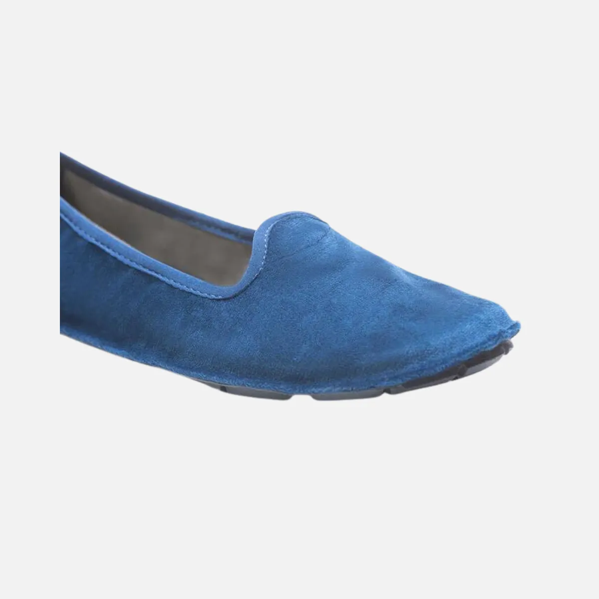 Vibram ONEQ Slipon Velvet Women's Casual Shoes -Blue/Black